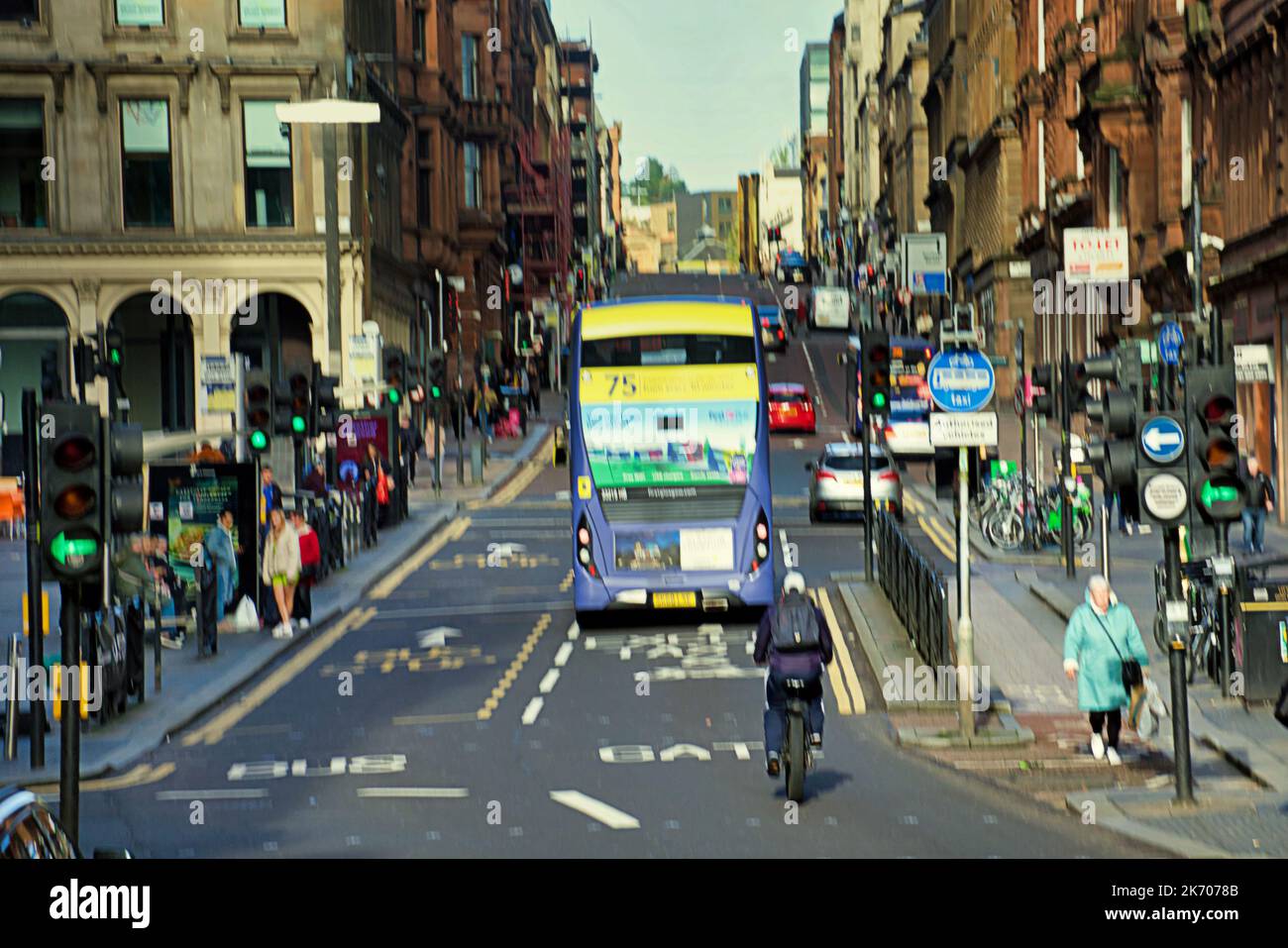 Bus stafe centre on hope street is the most polluted road in the city