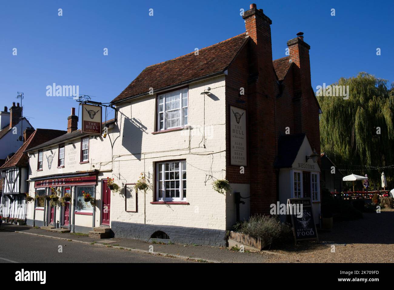 The Bull Pub Much Hadham Hertfordshire Stock Photo Alamy