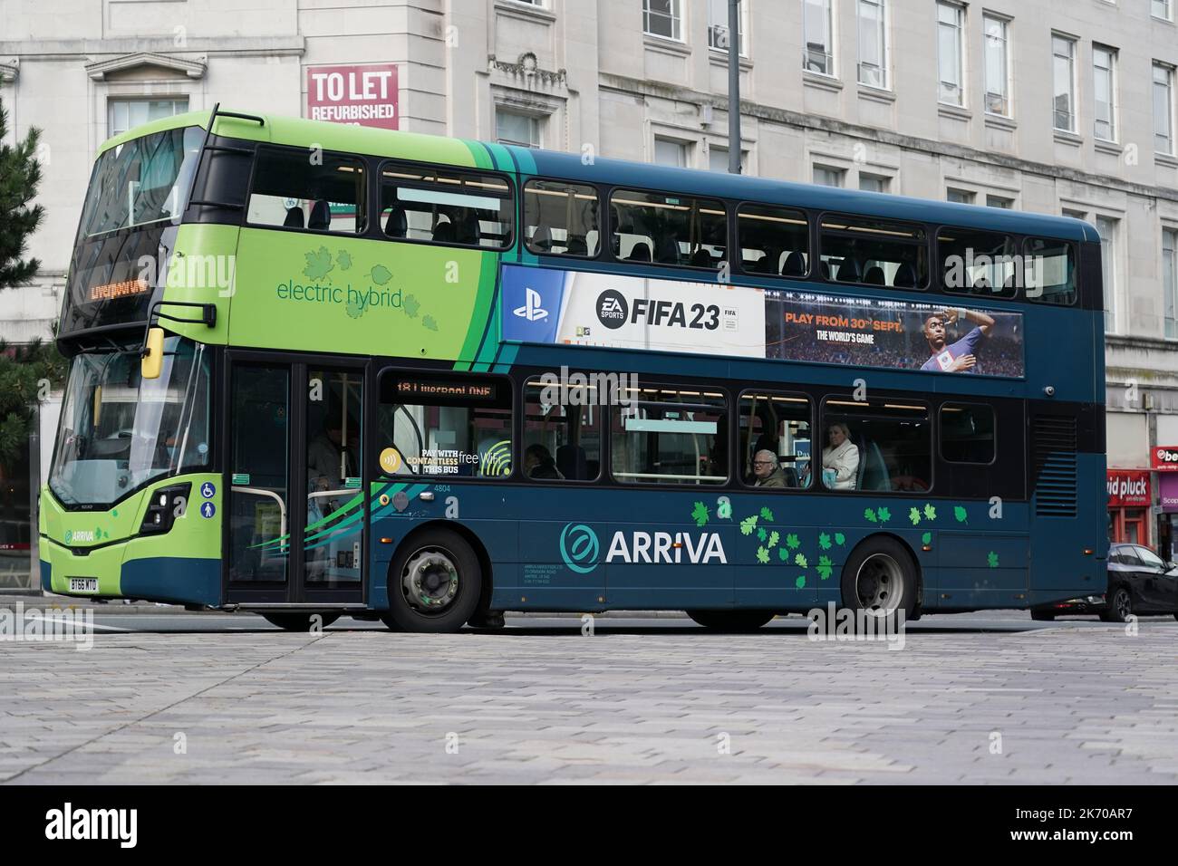 Arriva Bus In Liverpool City Centre Stock Photo   Alamy