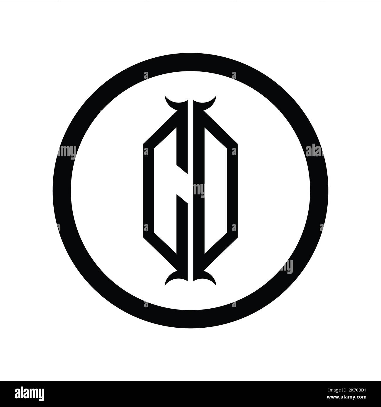 Dc letter logo hi-res stock photography and images - Alamy