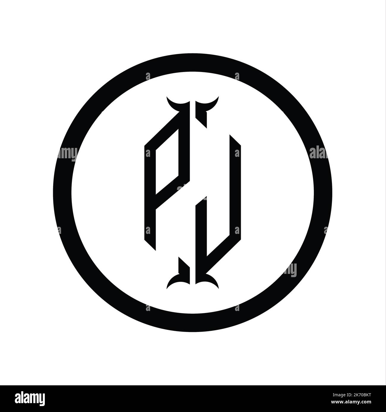 Letter jp logo hi-res stock photography and images - Alamy