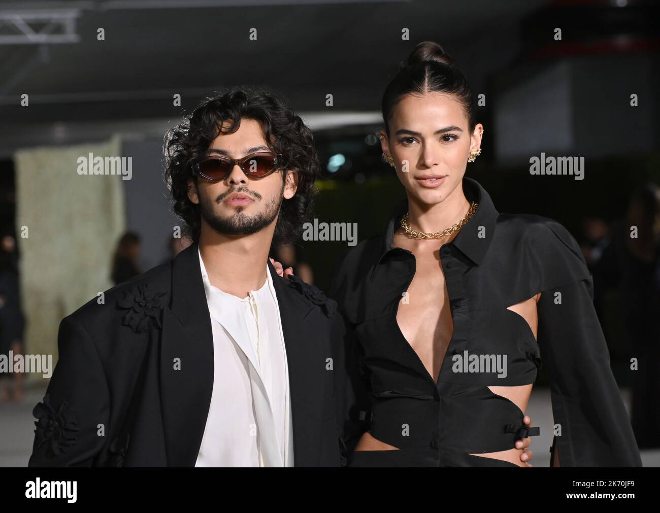 Los Angeles, USA. 15th Oct, 2022. Xolo Mariduena & Bruna Marquezine at