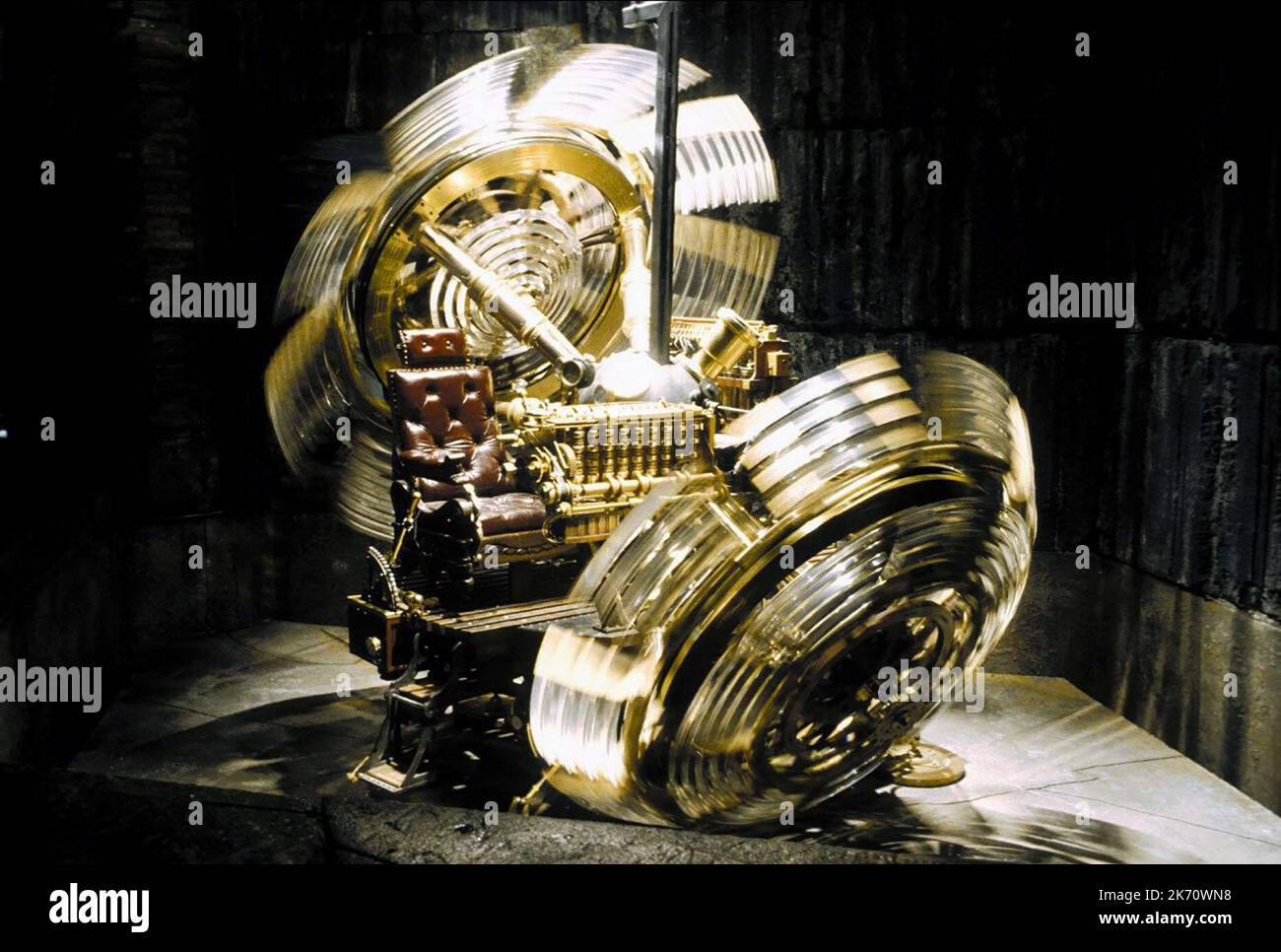 TIME TRAVEL CONTRAPTION, THE TIME MACHINE, 2002 Stock Photo