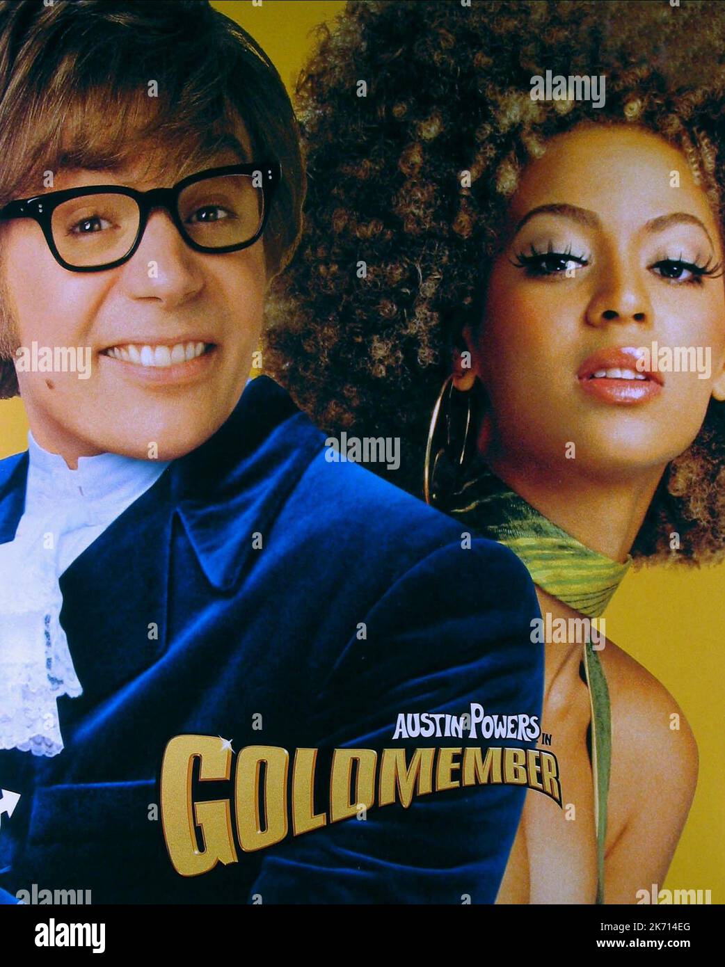 MIKE MYERS, BEYONCE KNOWLES, AUSTIN POWERS IN GOLDMEMBER, 2002 Stock Photo
