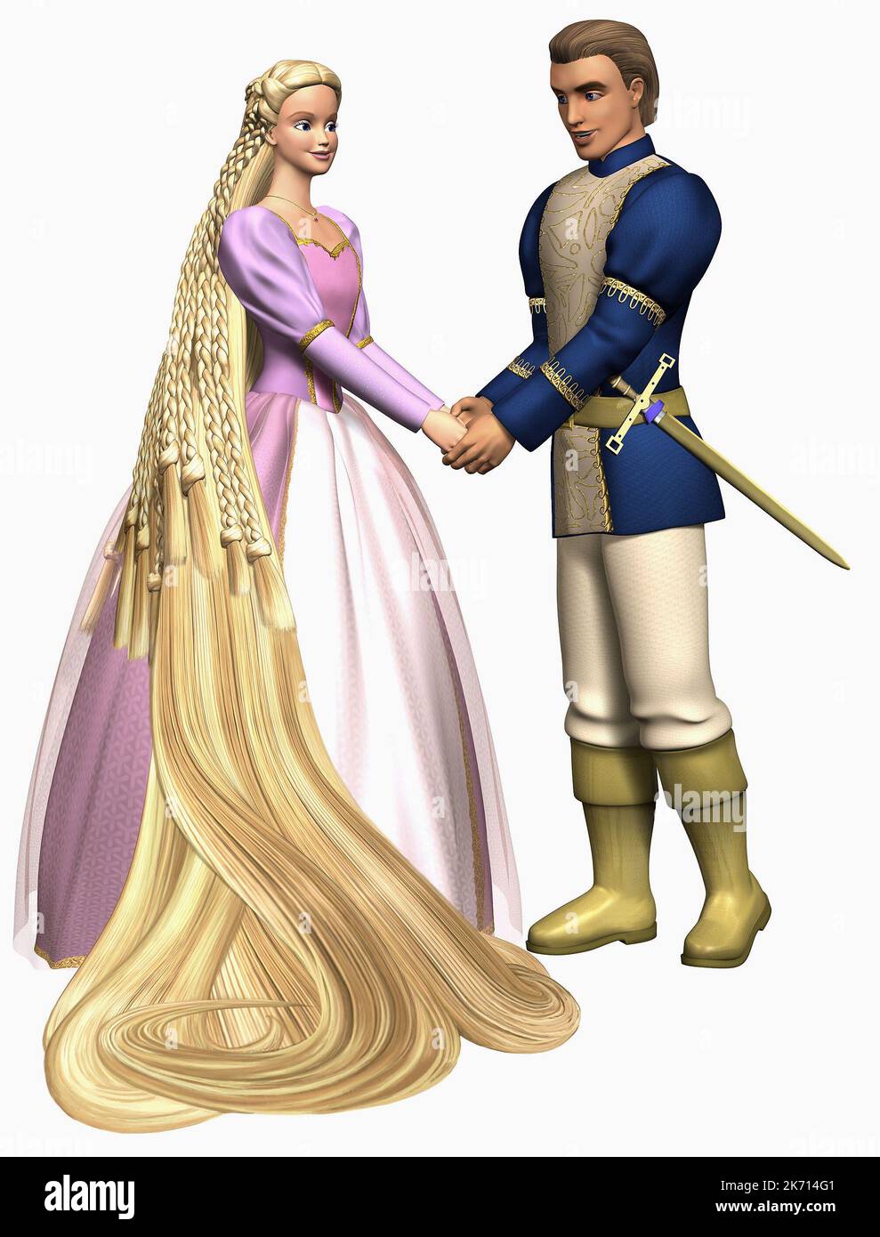 02 Barbie, princesse Raiponce (2002)