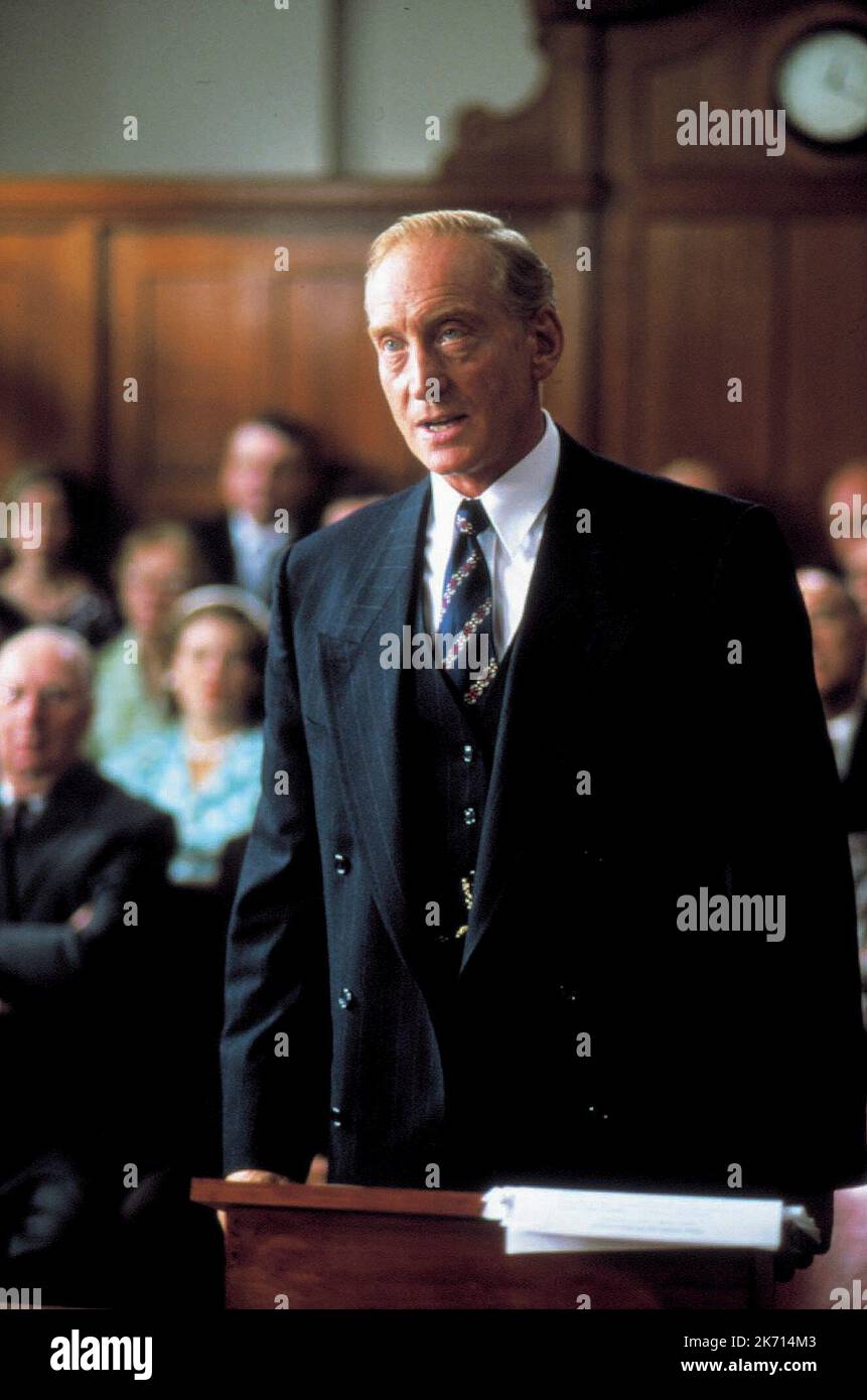 CHARLES DANCE, BLACK AND WHITE, 2002 Stock Photo