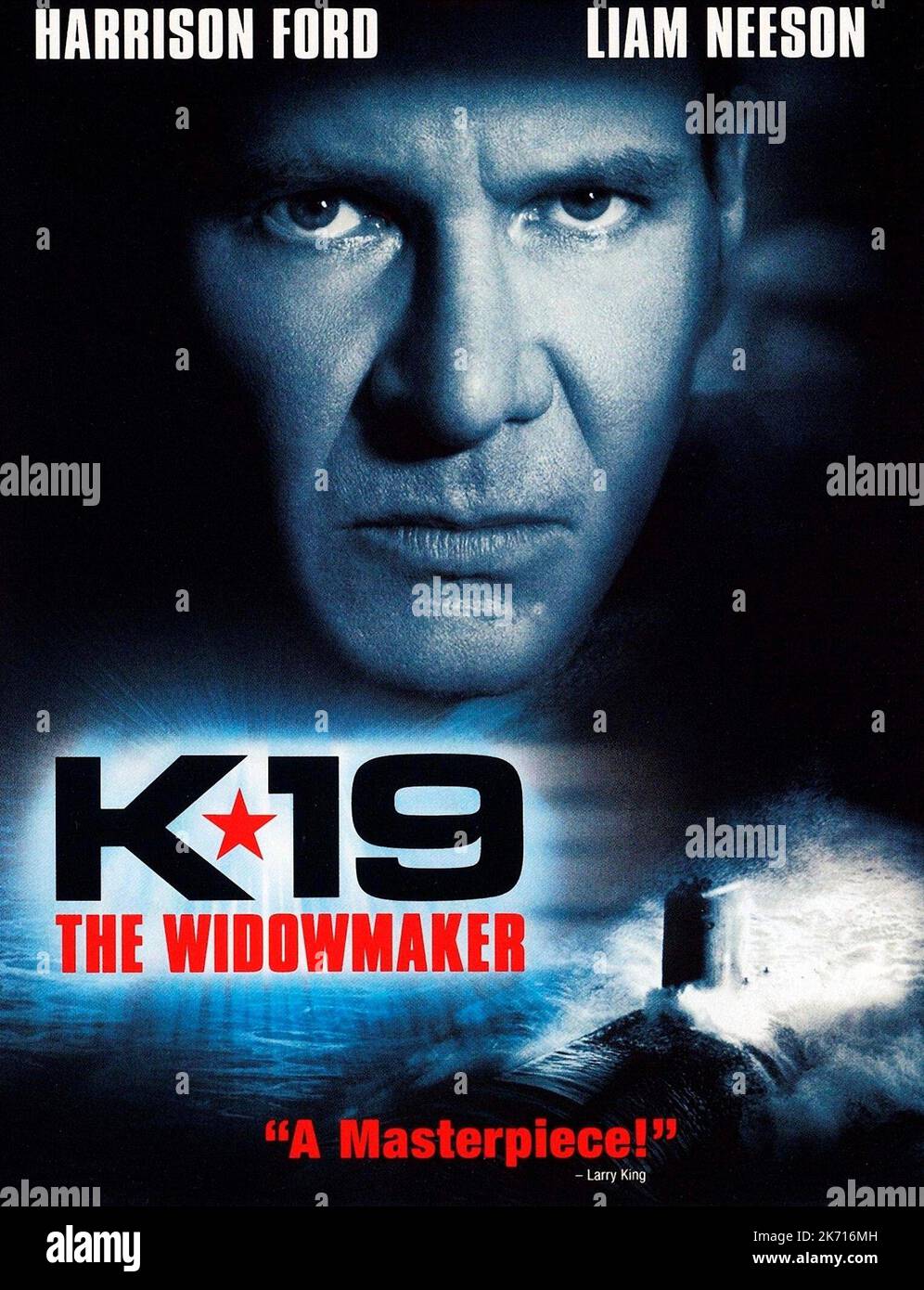HARRISON FORD POSTER, K-19: THE WIDOWMAKER, 2002 Stock Photo