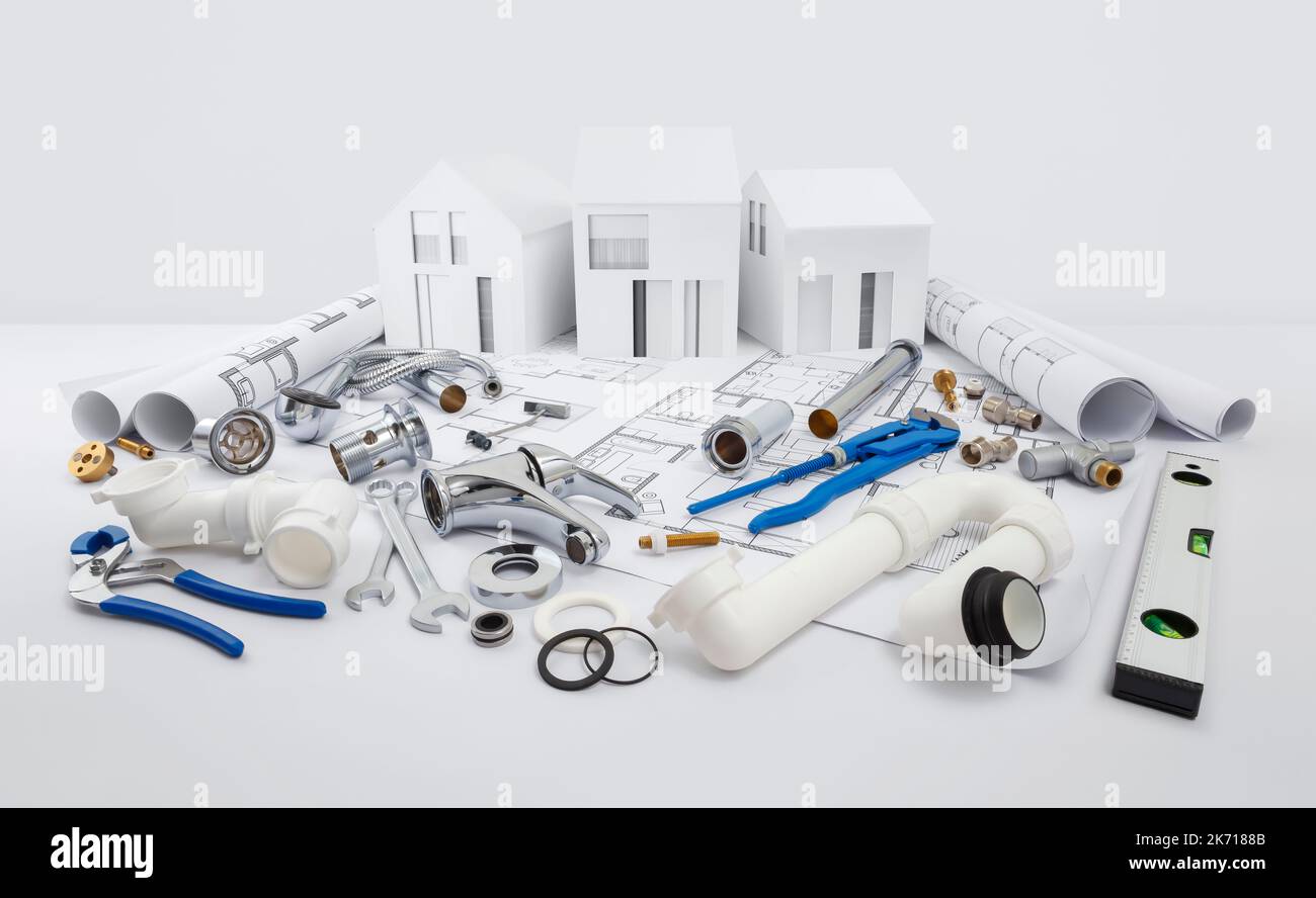planning of house plumbing, components, equipment and plumber work