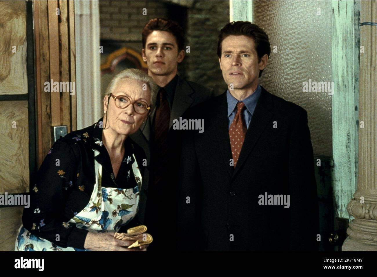 ROSEMARY HARRIS, JAMES FRANCO, WILLEM DAFOE, SPIDERMAN, 2002 Stock