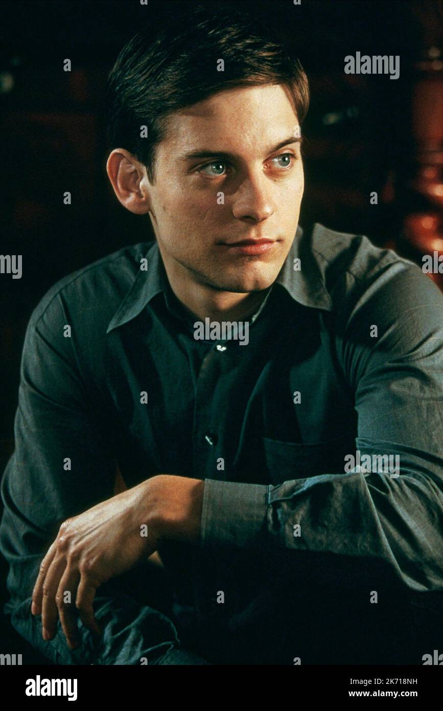TOBEY MAGUIRE, SPIDER-MAN, 2002 Stock Photo