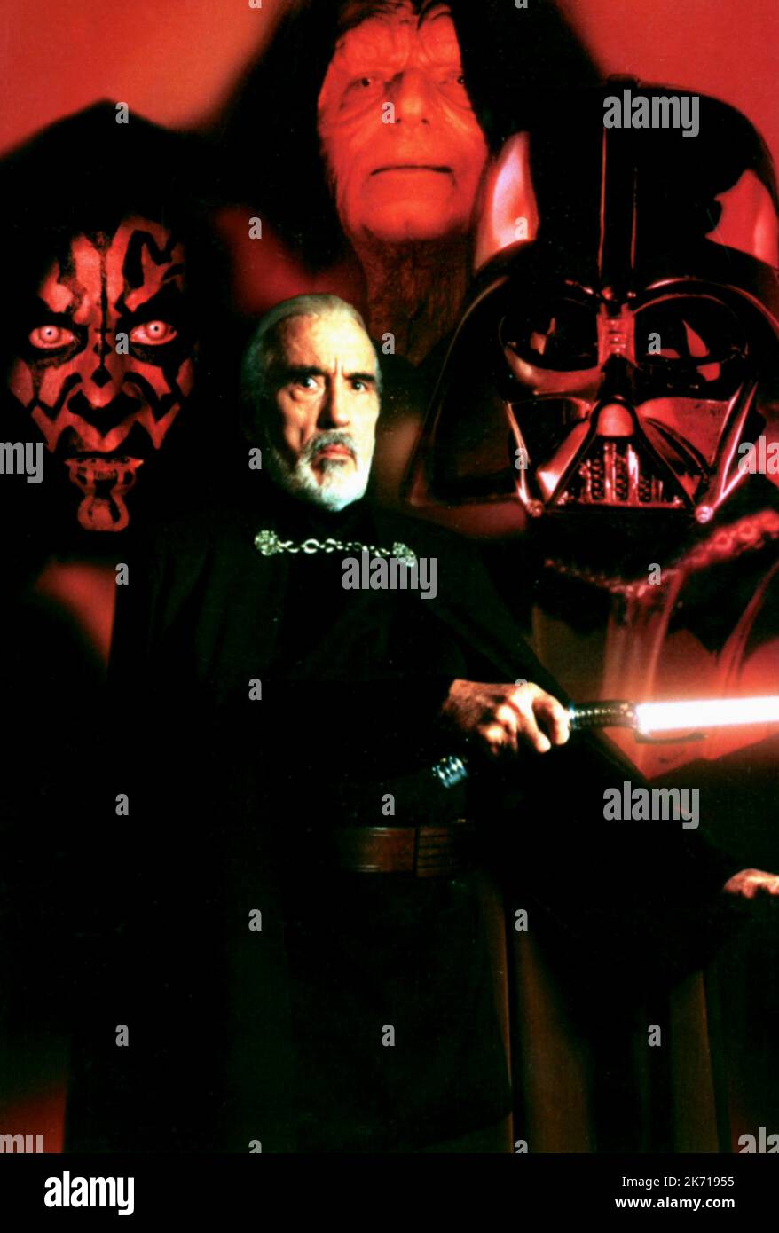 CHRISTOPHER LEE, STAR WARS: EPISODE II - ATTACK OF THE CLONES, 2002 Stock Photo