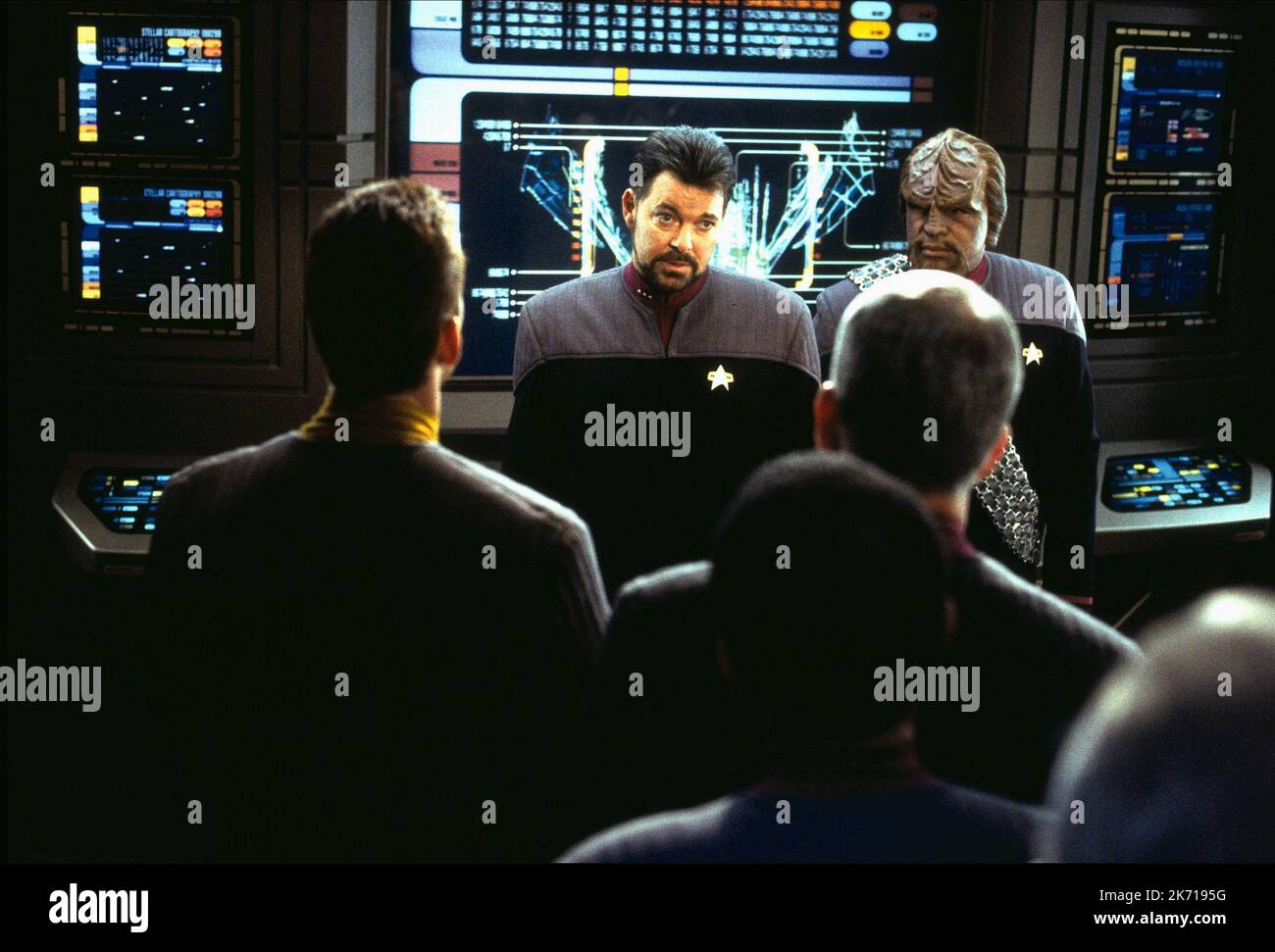 JONATHAN FRAKES, MICHAEL DORN, STAR TREK: NEMESIS, 2002 Stock Photo