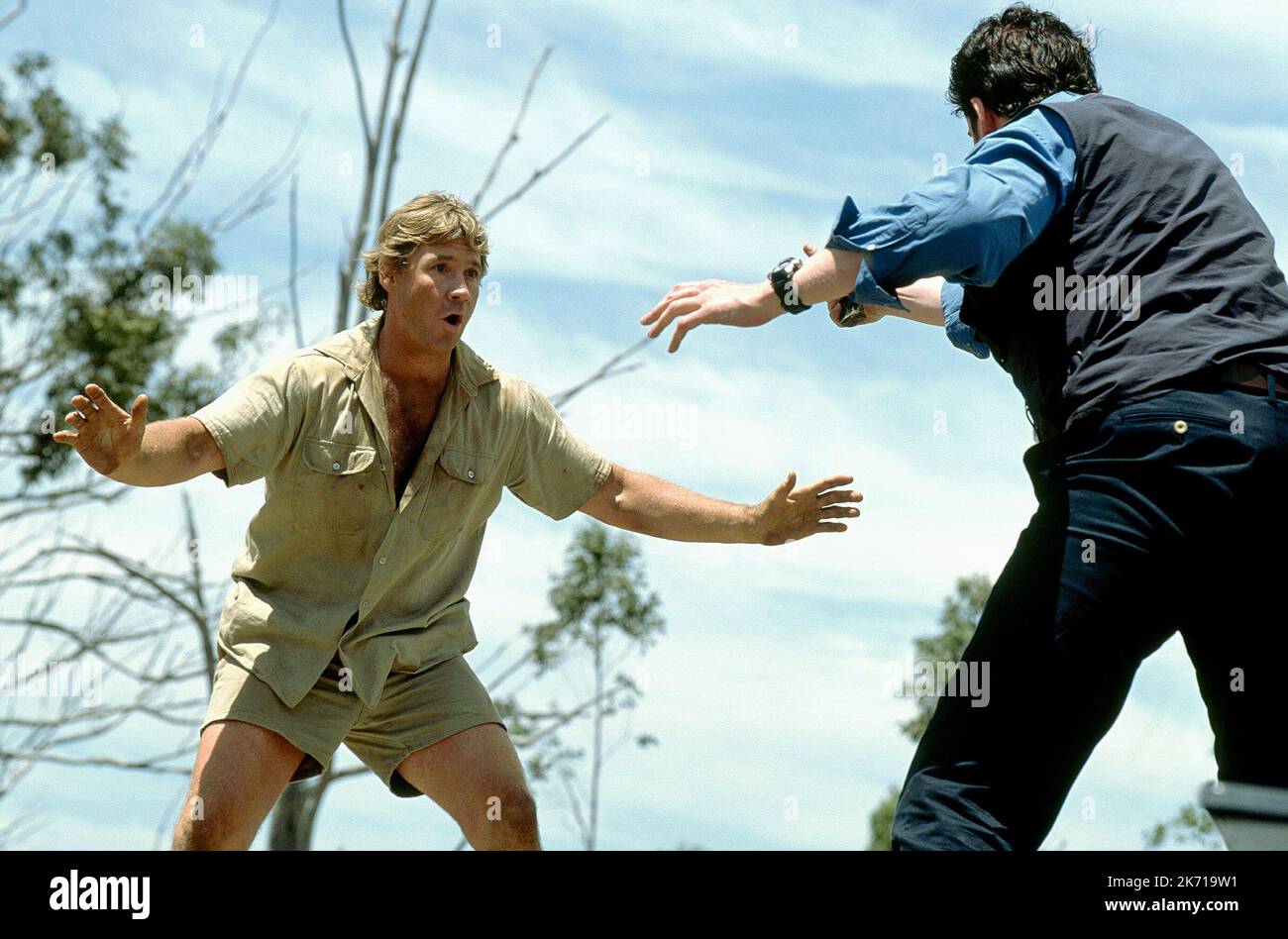 STEVE IRWIN, THE CROCODILE HUNTER: COLLISION COURSE, 2002 Stock Photo