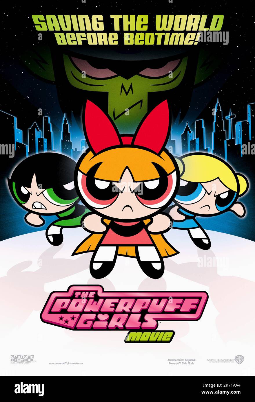 BUBBLES, BLOSSOM, BUTTERCUP, MOJO, THE POWERPUFF GIRLS, 2002 Stock