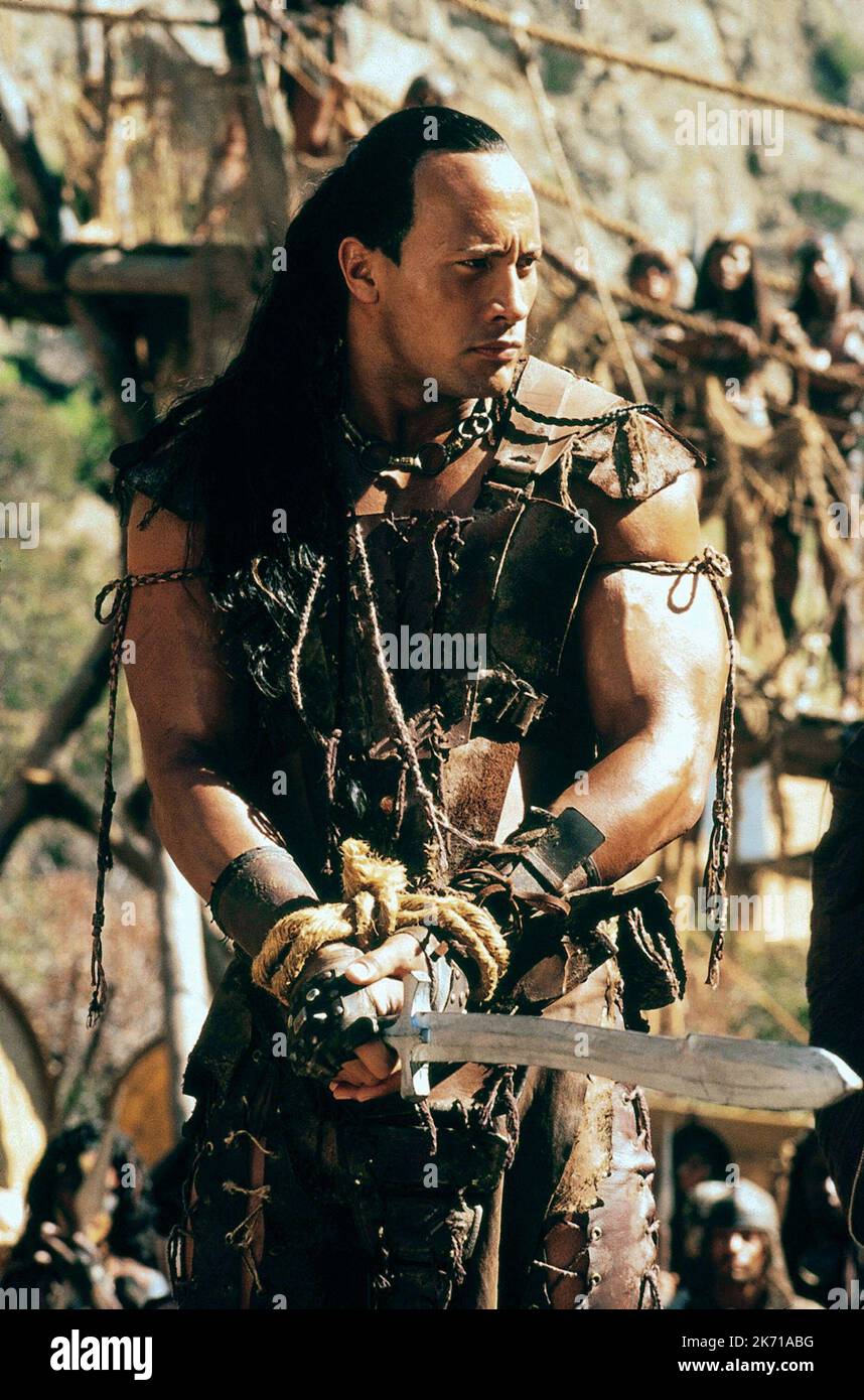 DWAYNE JOHNSON, THE SCORPION KING, 2002 Stock Photo - Alamy