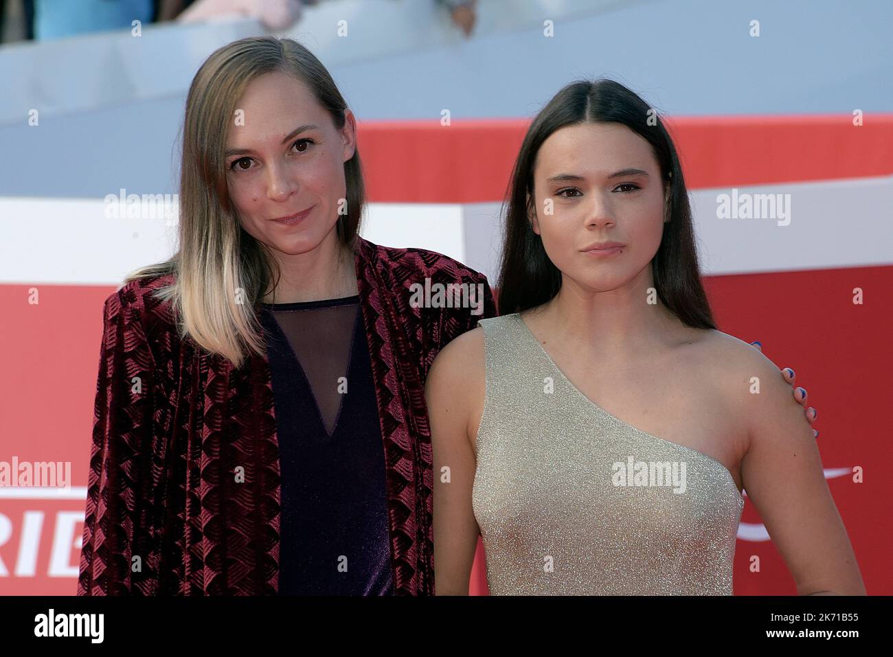 Carmen Jaquier (L) and Lilith Grasmug (R) attends the 