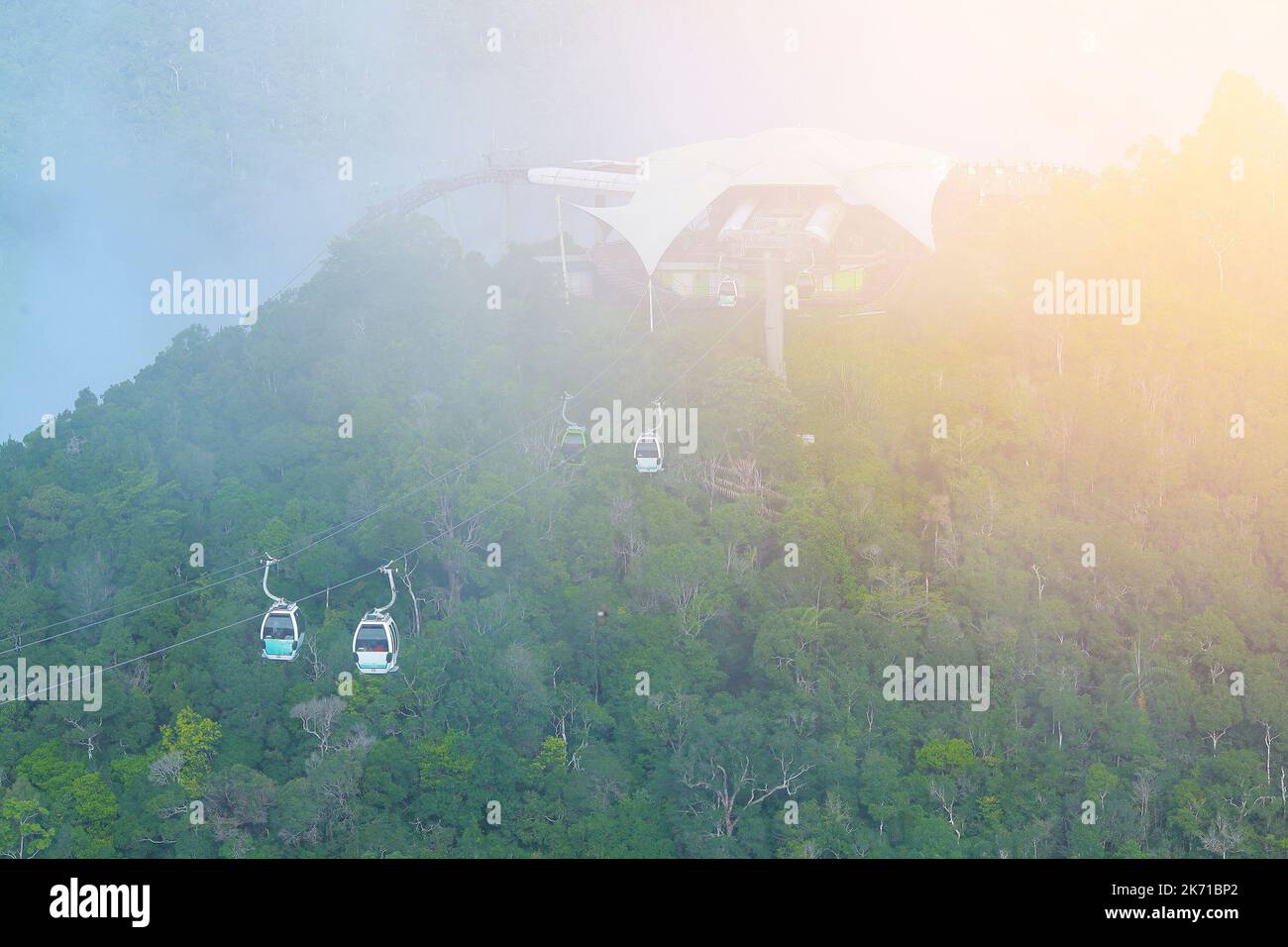 Cable car on Langkawi Island, Malaysia Stock Photo Alamy