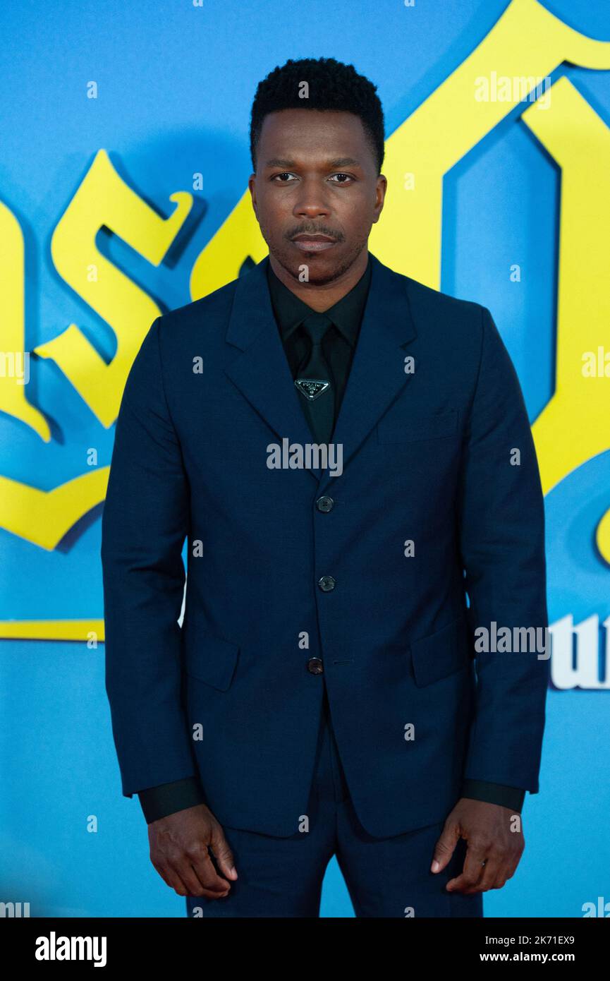 Leslie Odom Jr attending the Glass Onion: A Knives Out Mystery Premiere