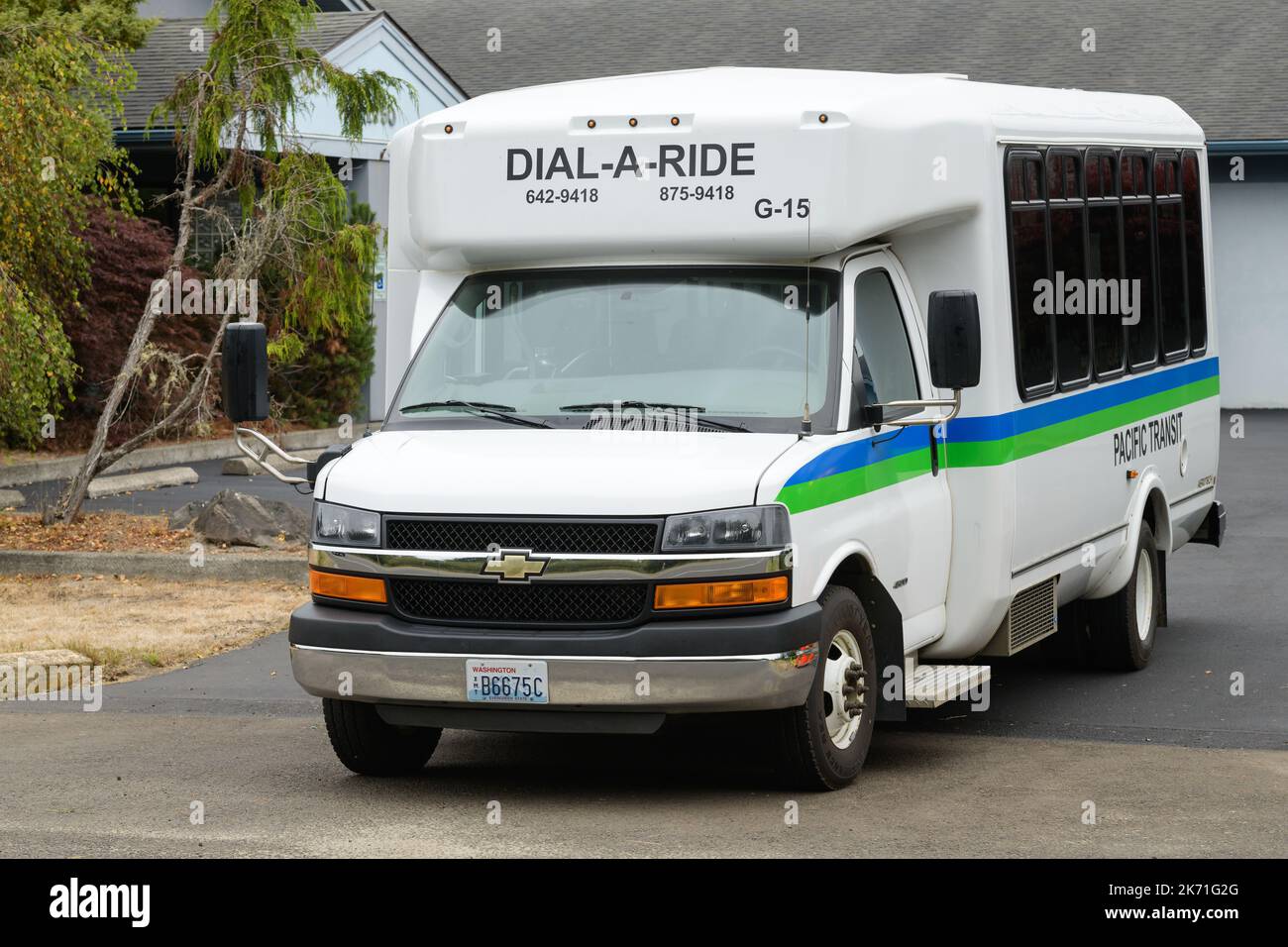 Seaview, WA, USA September 21, 2022; Pacific Transit Dial A Ride bus