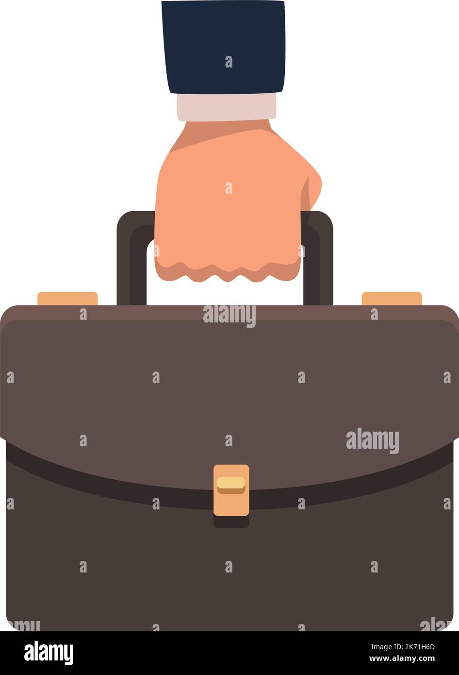 hand with portfolio briefcase Stock Vector Image & Art - Alamy