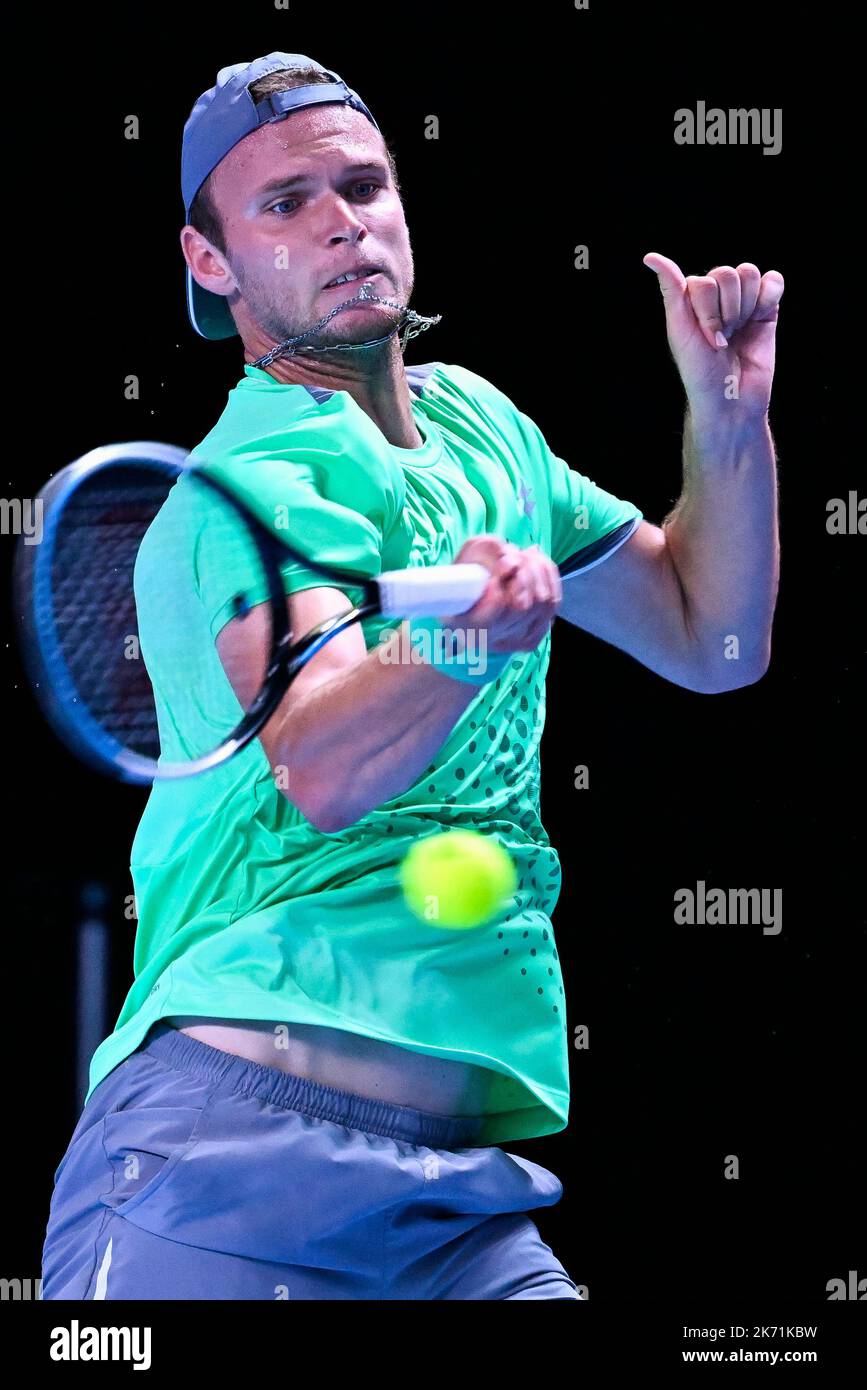German Louis Wessels pictured in action during the qualification game