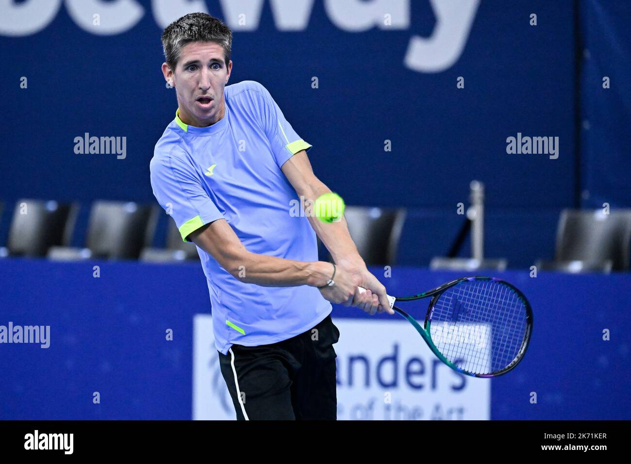Belgian Yannick Mertens pictured in action during the qualification