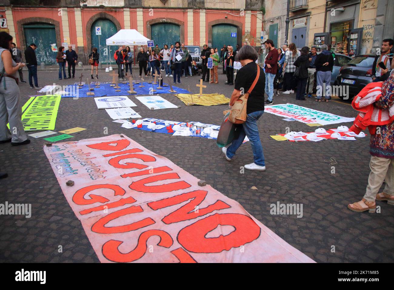 Naples, Campania, Italy. 15th Oct, 2022. Naples, Italy October 15