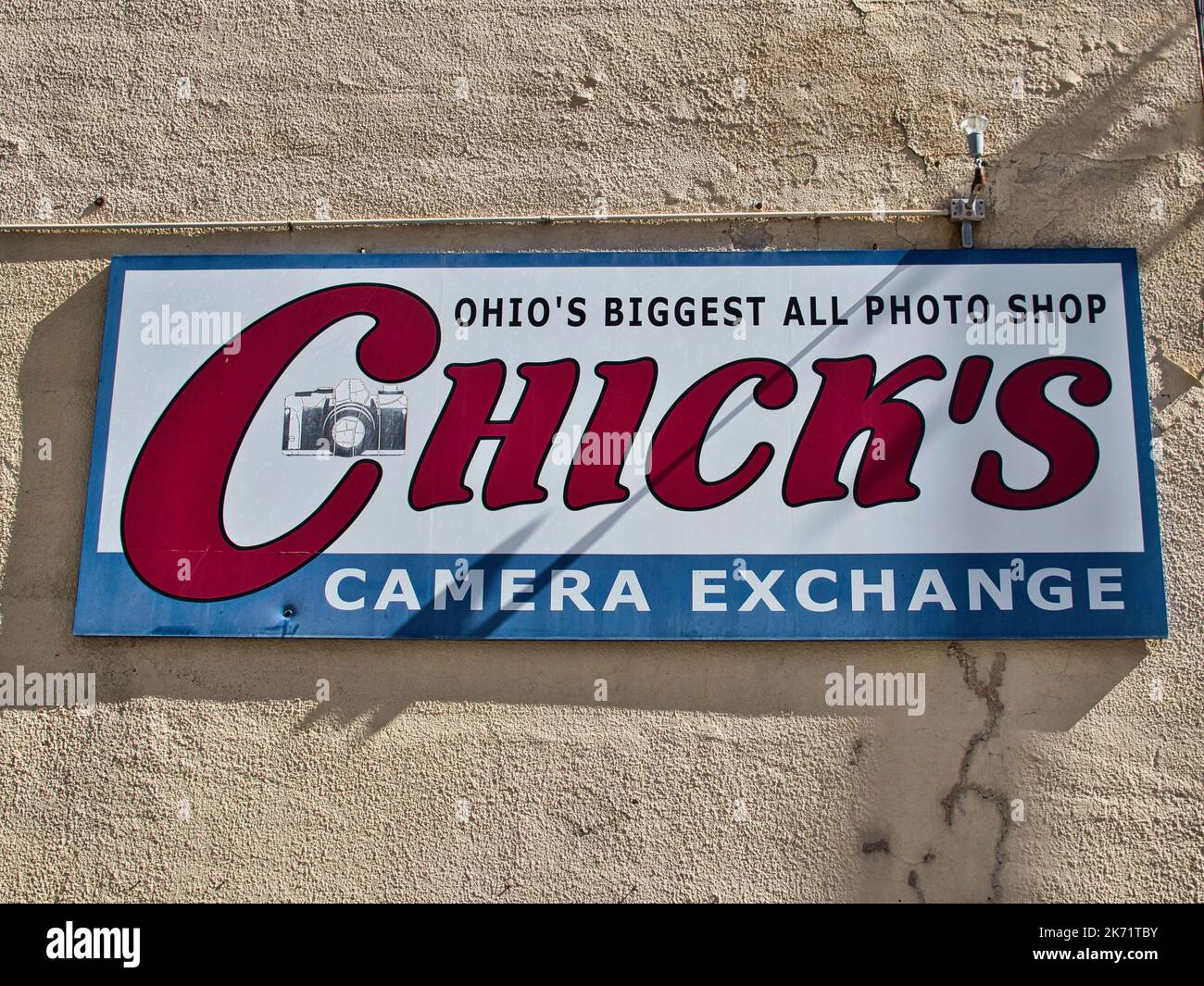 famous chick's Camera now abandoned in Columbus Ohio Stock Photo Alamy