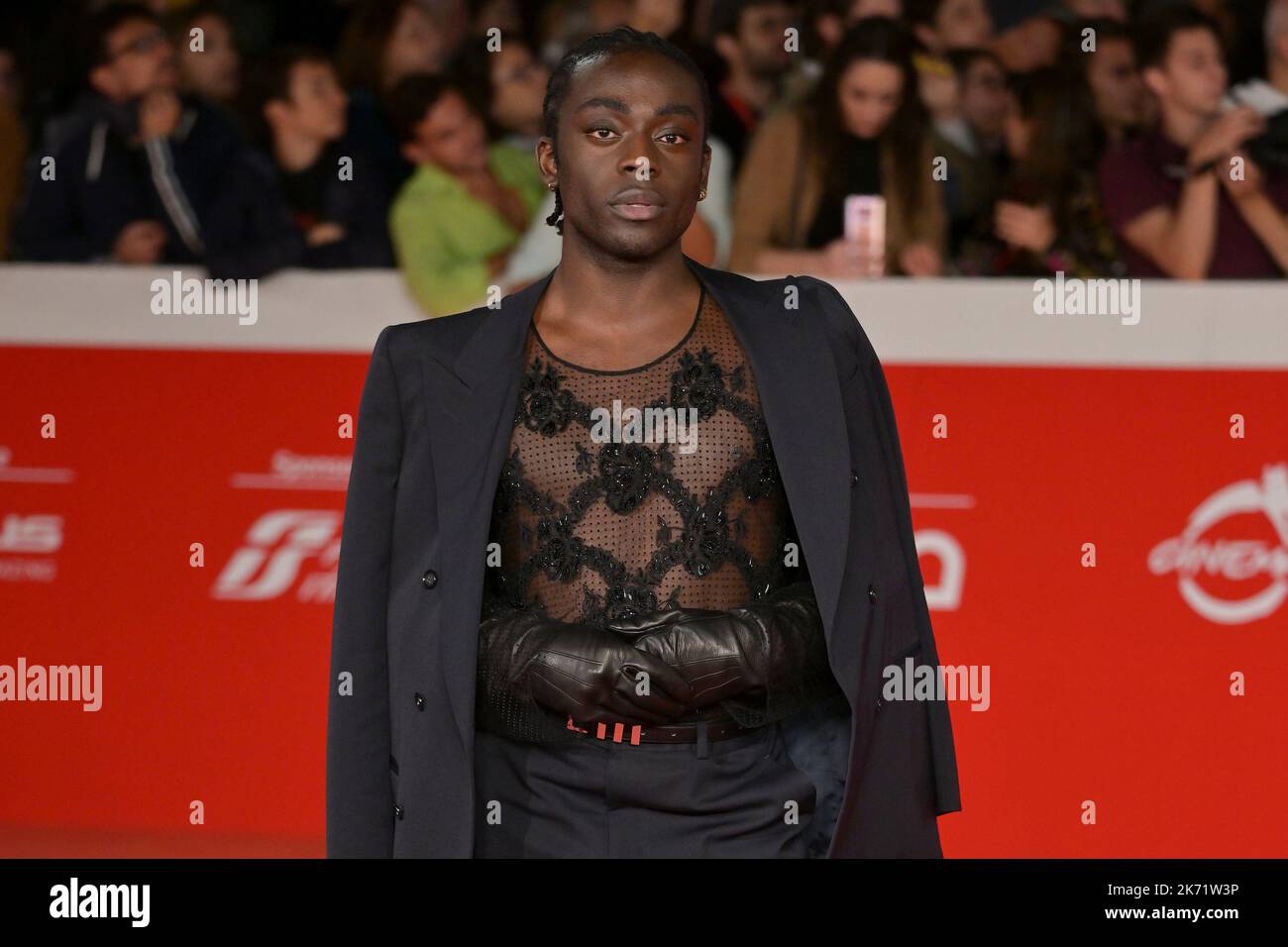 Rome, Italy. 16th Oct, 2022. Benny O.Poku Arthur attends the red carpet of Django la serie at Rome Film Fest at Auditorium Parco della Musica. (Photo by Mario Cartelli/SOPA Images/Sipa USA) Credit: Sipa USA/Alamy Live News Stock Photo