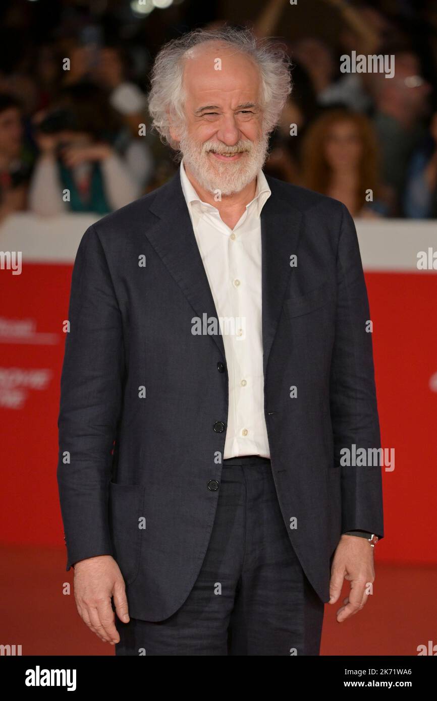 Rome, Italy. 16th Oct, 2022. Tony Servillo attends the red carpet of the movie 'La divina cometa' at Rome Film Fest at Auditorium Parco della Musica. (Photo by Mario Cartelli/SOPA Images/Sipa USA) Credit: Sipa USA/Alamy Live News Stock Photo