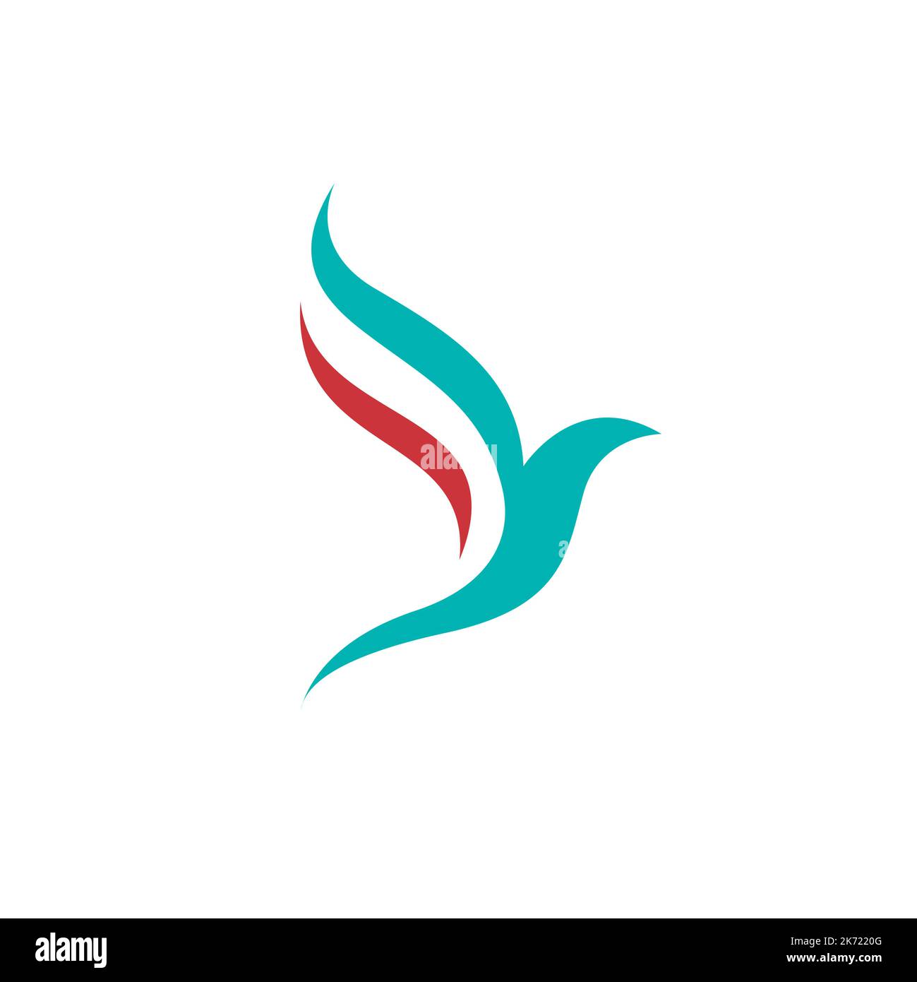 Bird blue feather Stock Vector Images - Alamy