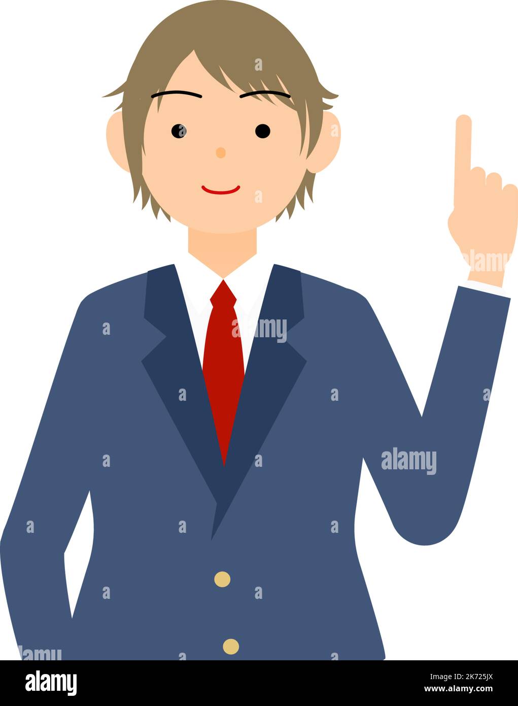 Genderless Blazer Uniform Pointing And Advising Stock Vector Image genderless-blazer-uniform-pointing-and-advising-stock-vector-image