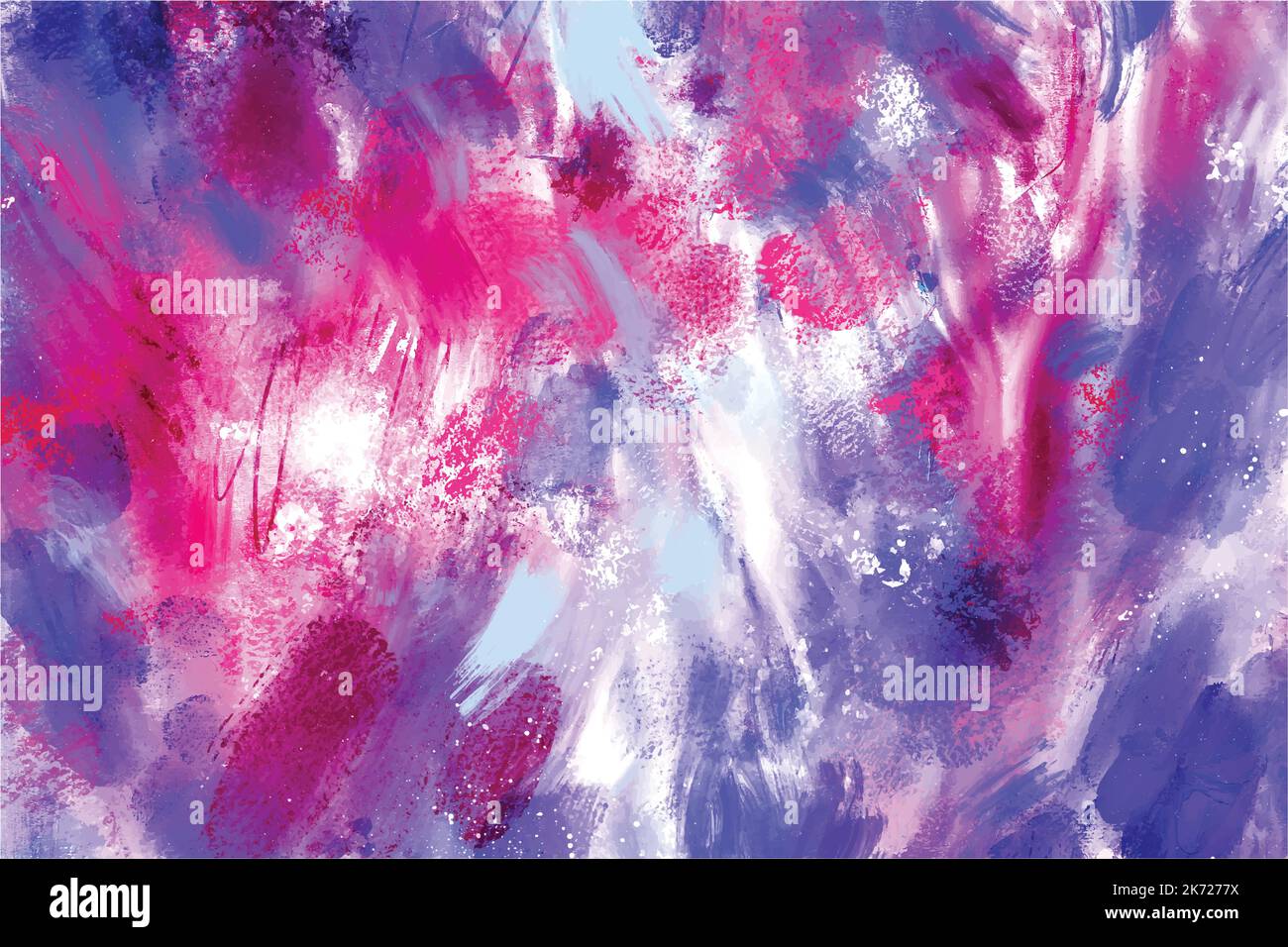 abstract background with colorful brush strokes vector design illustration Stock Vector