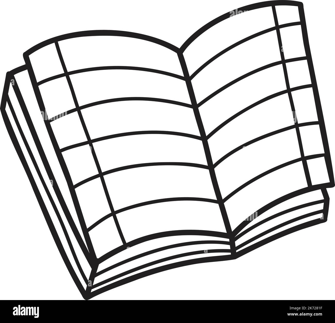 open book hand drawn sketch Stock Vector Image & Art - Alamy