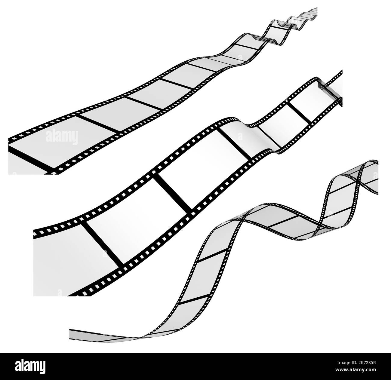 Film strip filmstrip 35mm reel cinema ol, Stock Video