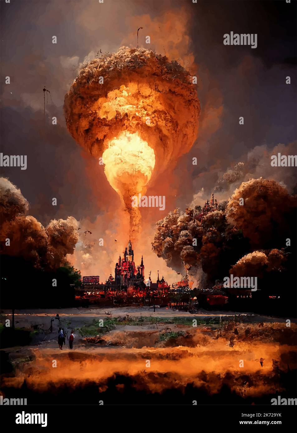 Heat doomsday Stock Vector Images - Alamy