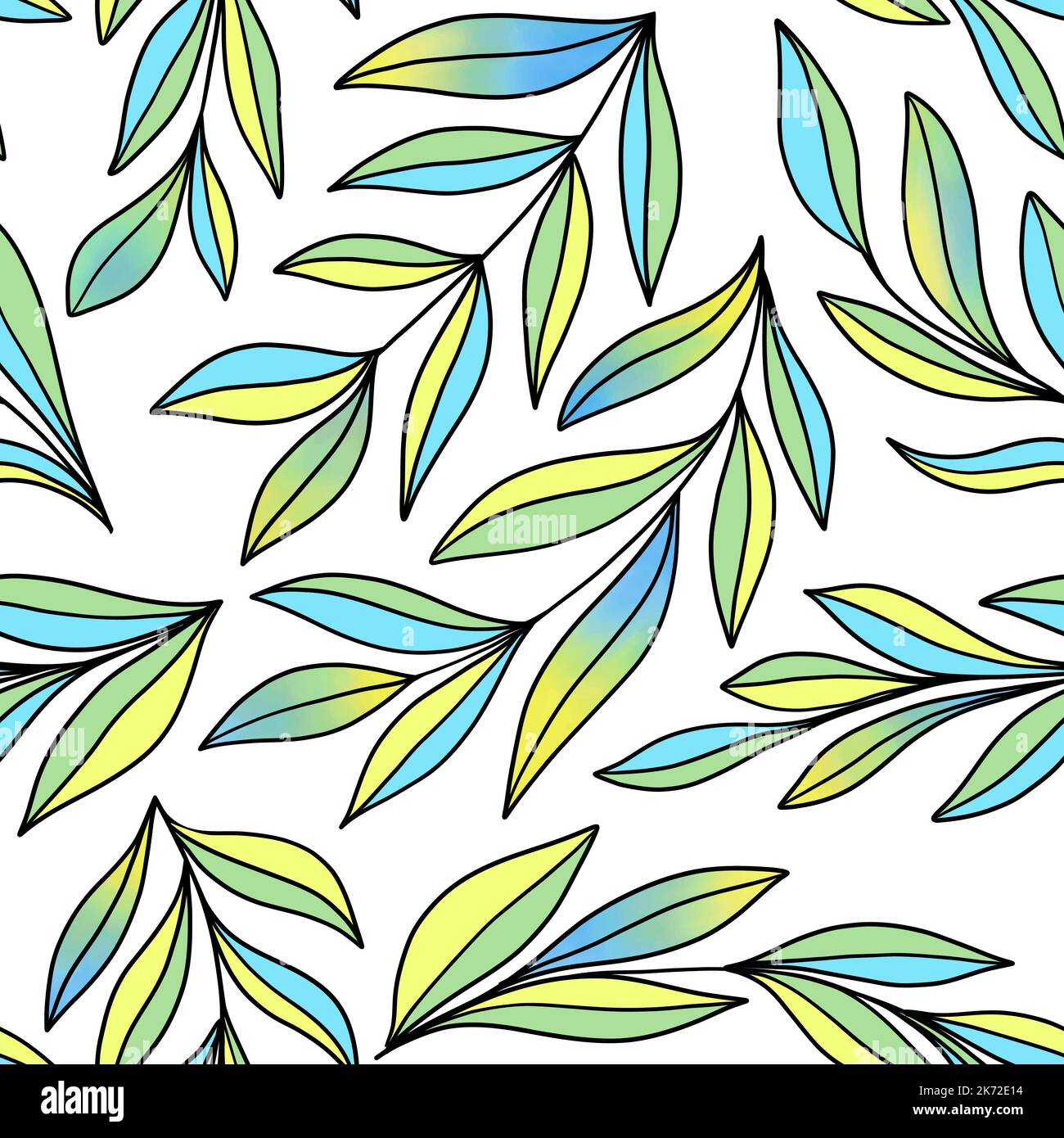Pattern with branches Stock Vector