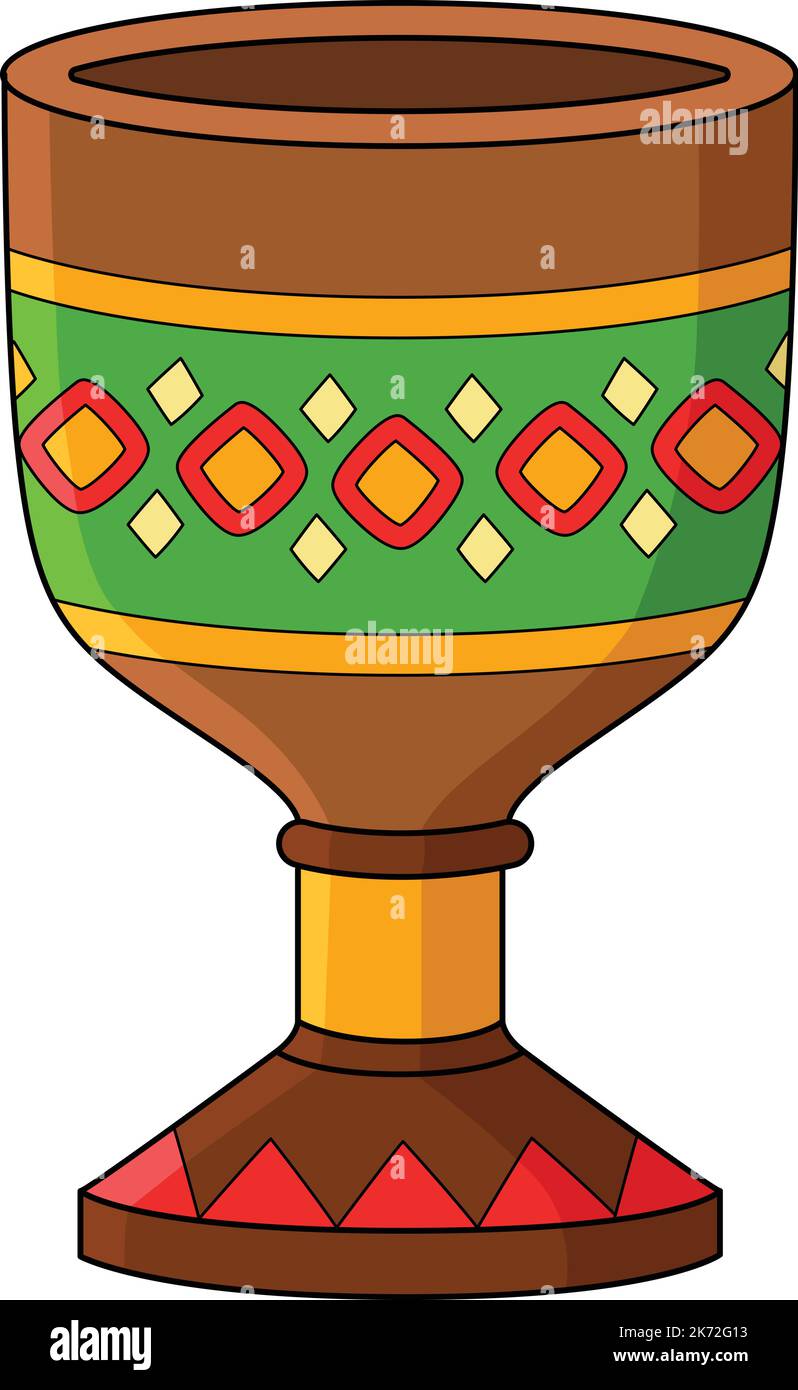 Kwanzaa Unity Cup Cartoon Colored Clipart Stock Vector Image & Art Alamy