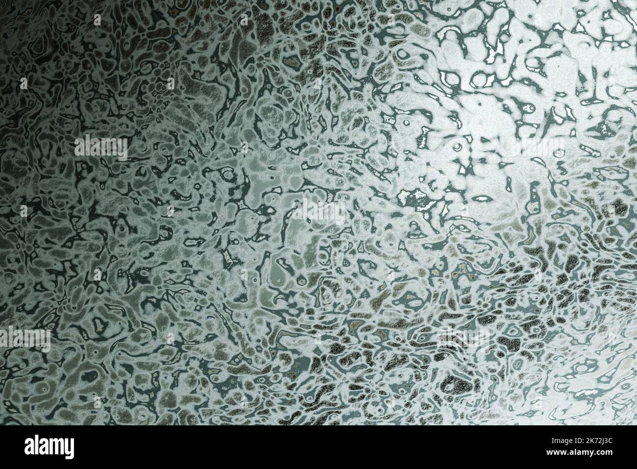 Luxury green marble wall with wavy pattern texture, abstract texture background. Stock Photo