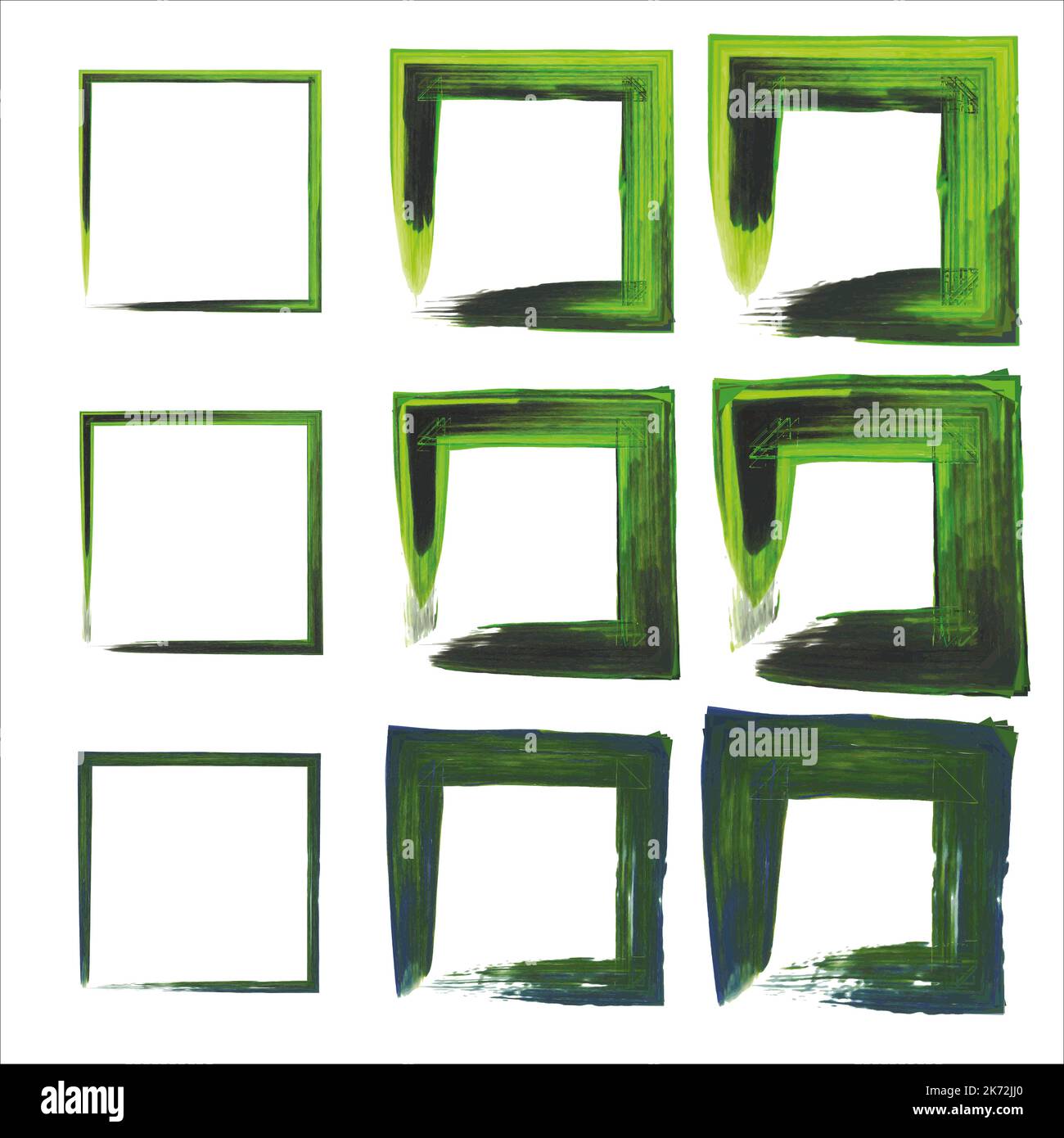 Hand drawn square and photo frames hi-res stock photography and images ...