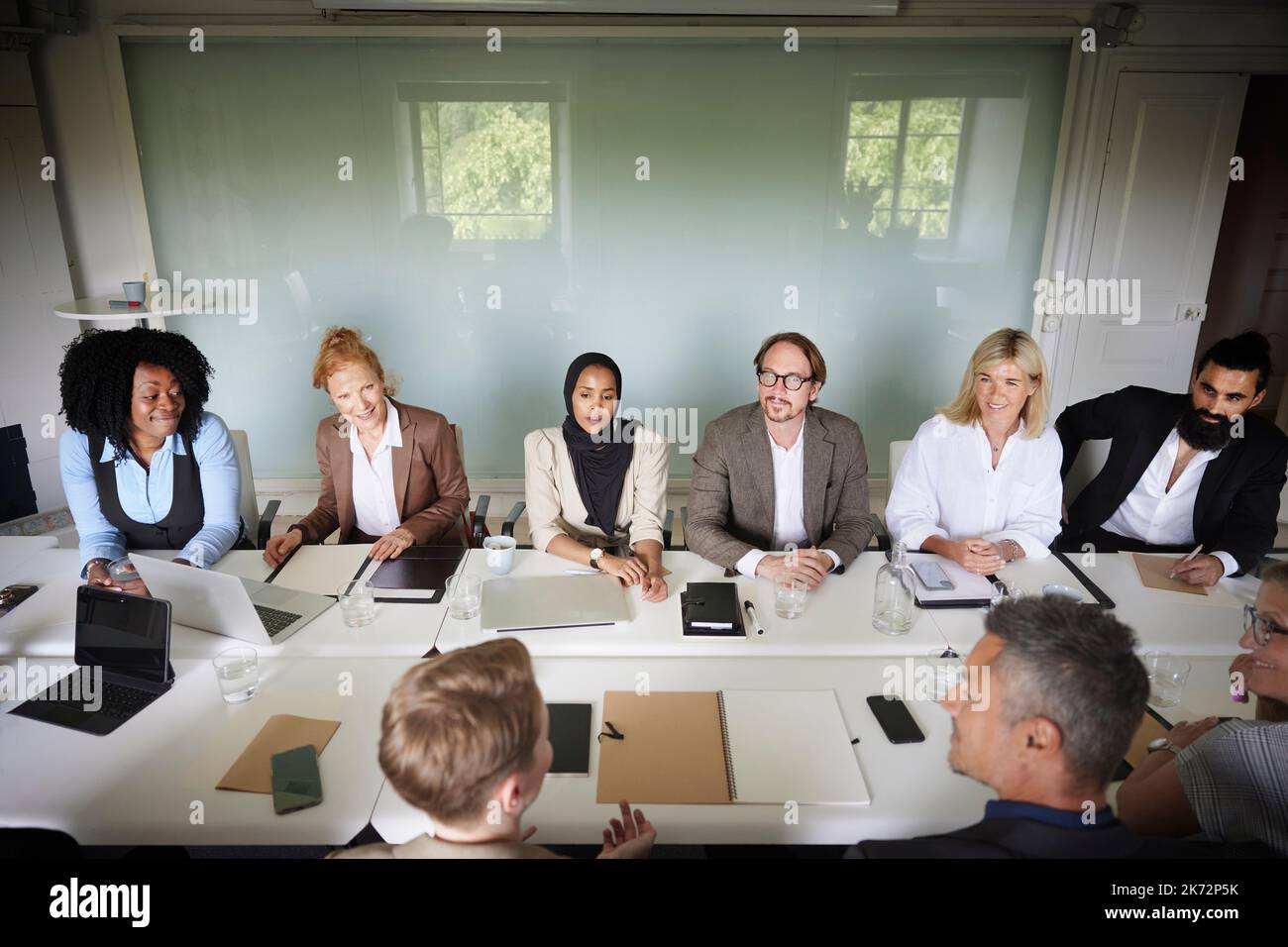 Business people at meeting Stock Photo
