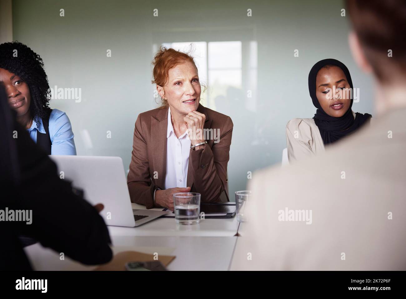 Business people at meeting Stock Photo