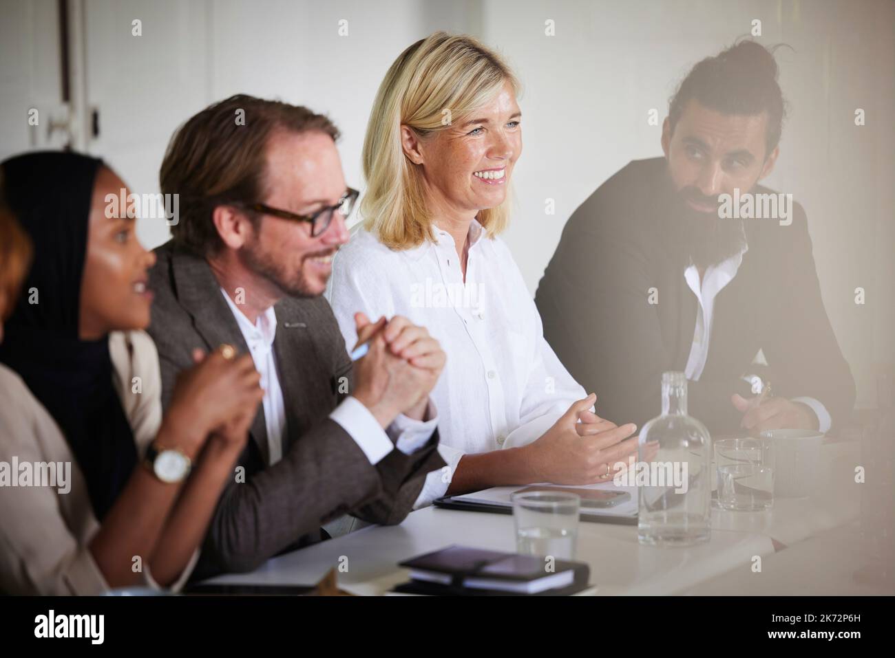 Business people at meeting Stock Photo