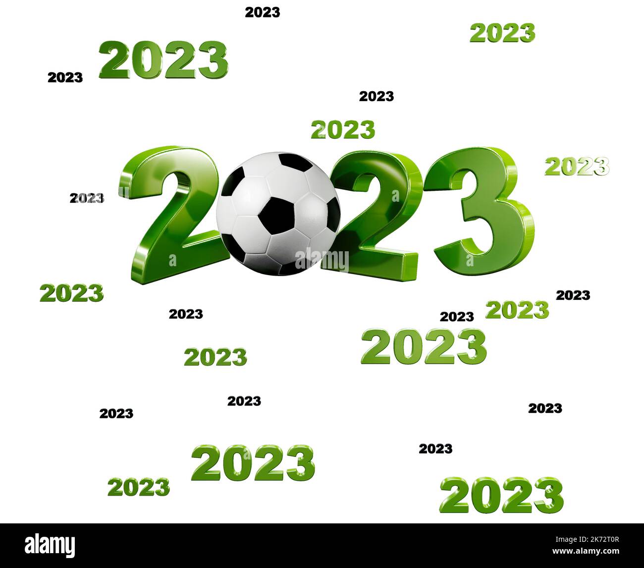 Many Football 2023 Designs with a White Background Stock Photo Alamy