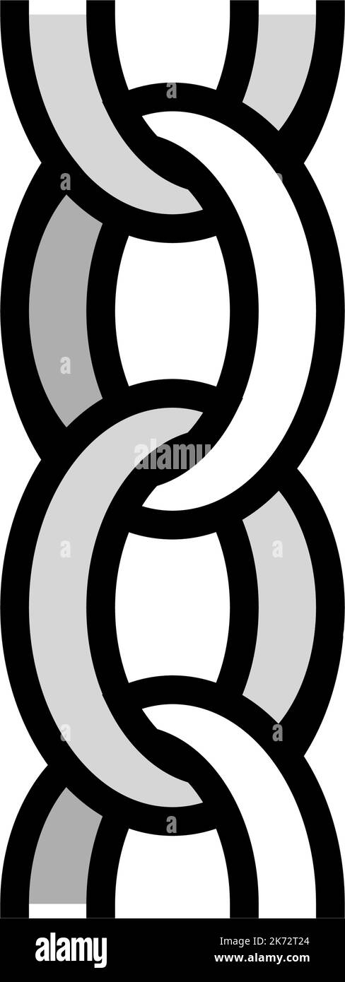 belcher rolo chain color icon vector illustration Stock Vector Image ...