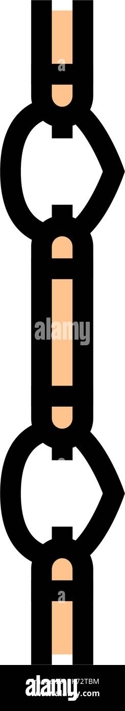 bar chain color icon vector illustration Stock Vector Image & Art - Alamy