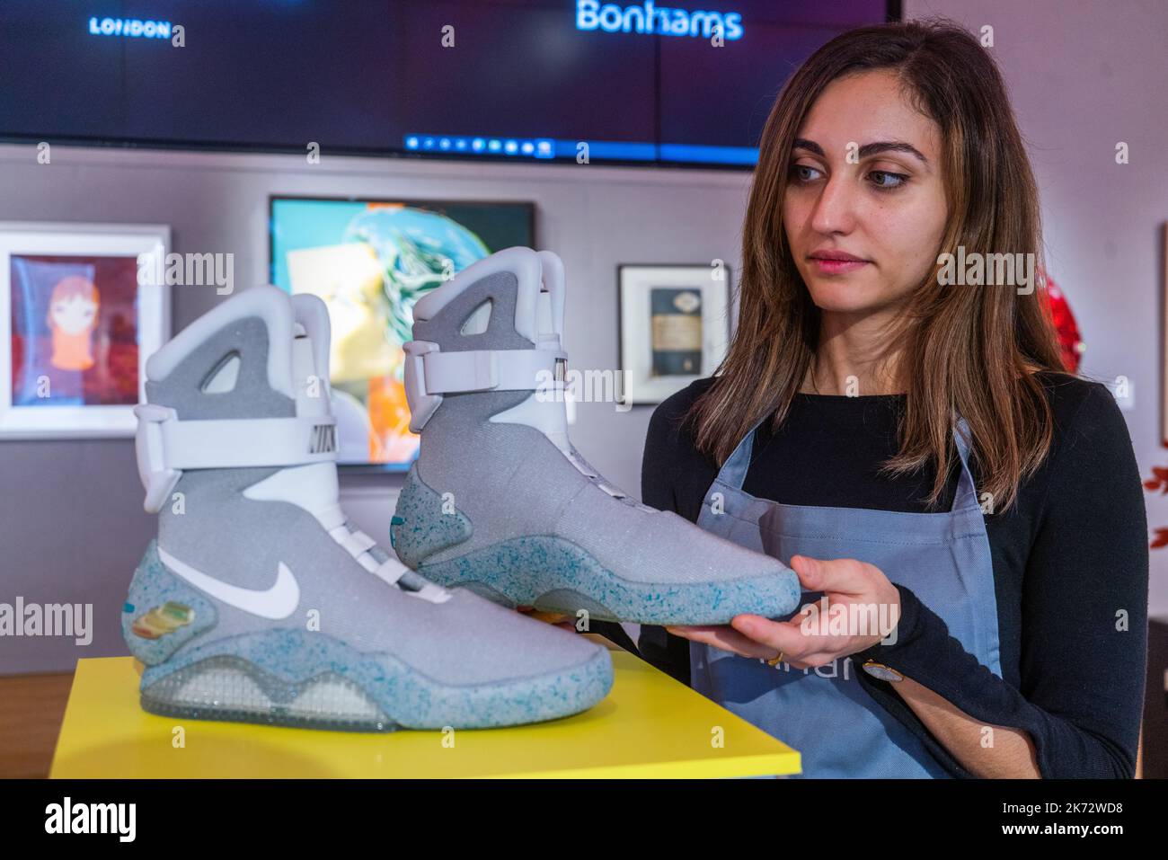 Nike mag sneakers stock photography and - Alamy