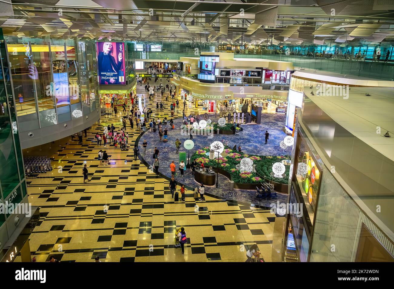 Interior new changi airport terminal hi-res stock photography and images -  Alamy