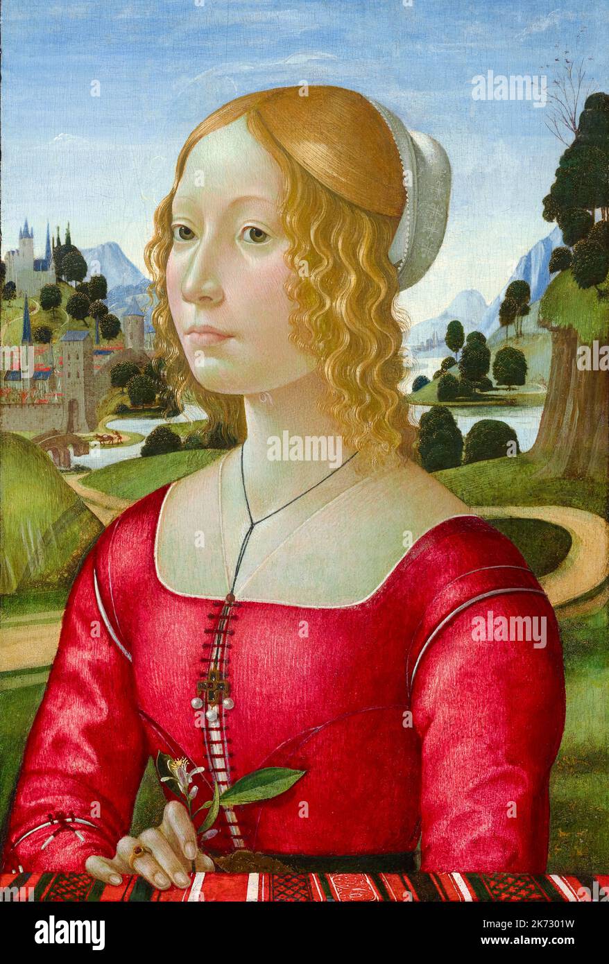 Domenico Ghirlandaio, Portrait of a Lady, 15th Century Renaissance