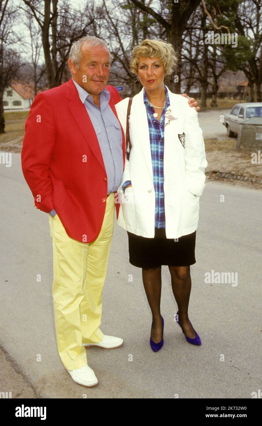 Ingemar Johansson Swedish Heavyweight Boxing World Championin The 1960s With Wife Edna